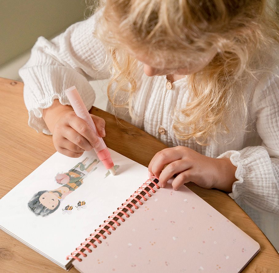 Libro magico da colorare con acqua Rosa 125476