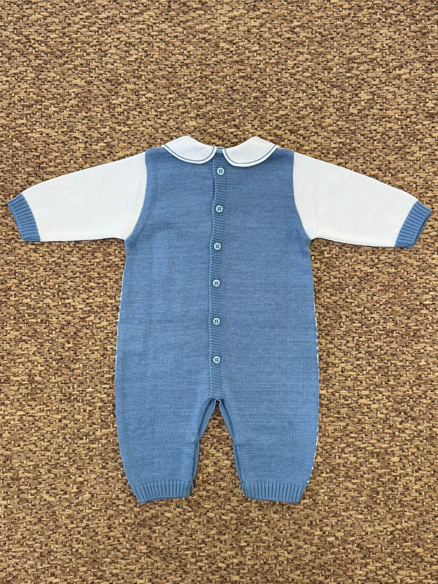 Tutina Neonato BIANCO EB7210 - NANU' BABY