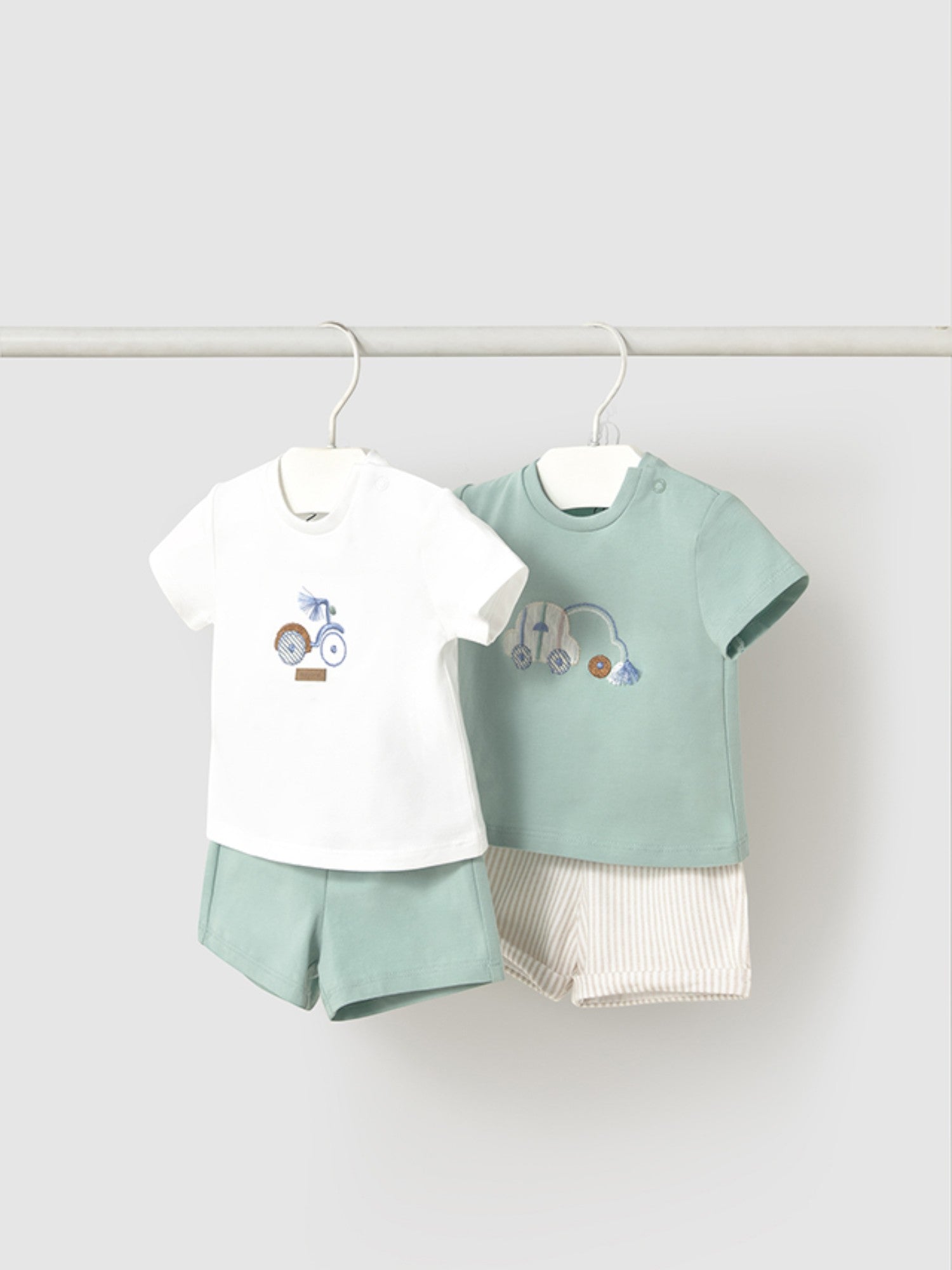 Completo punto 4 pezzi Bimbo VERDE 1609 /V - NANU' BABY
