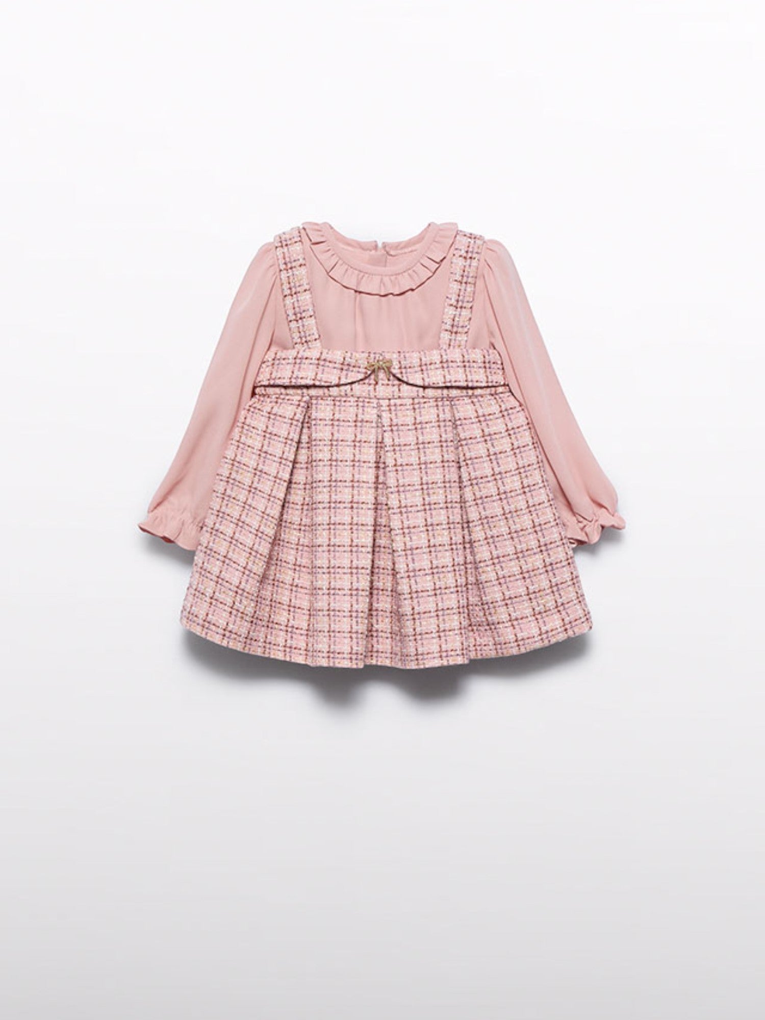 Abito pichi tweed Bimba Rosa 5504/8 - NANU' BABY