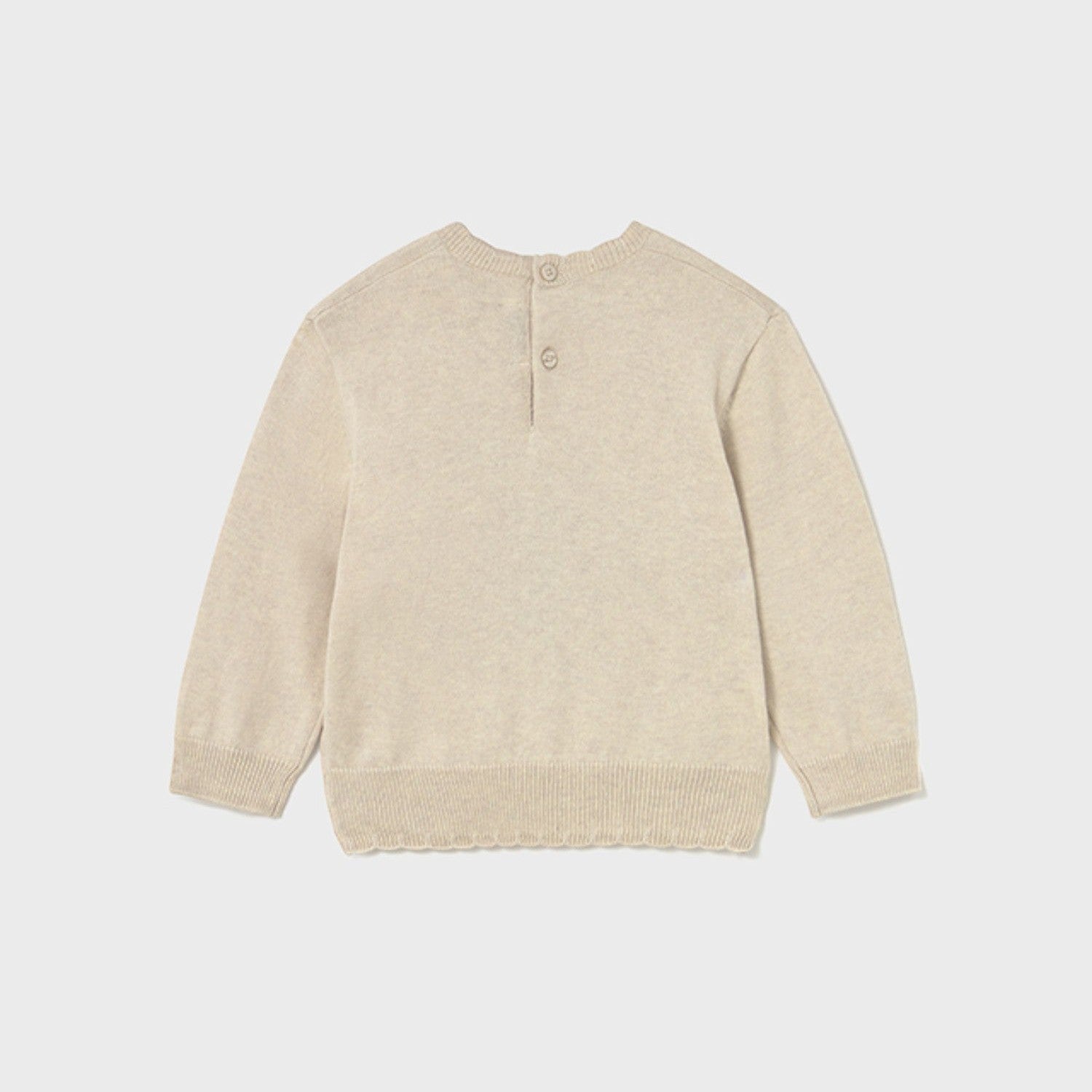 Maglione fino jacquard Bimba Beige 2354/21 - NANU' BABY