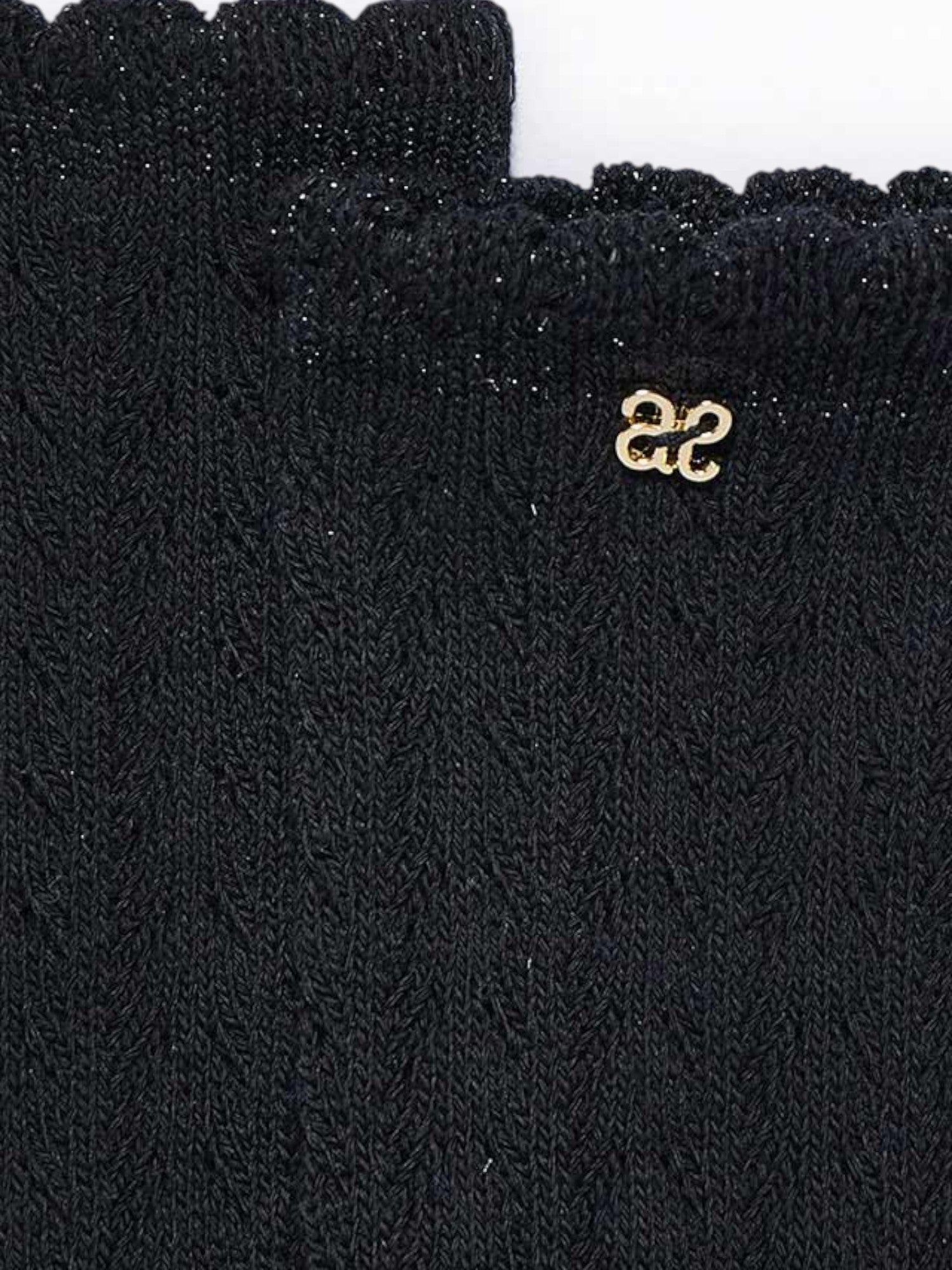 Calza traforata Nero 5953/40 - NANU' BABY