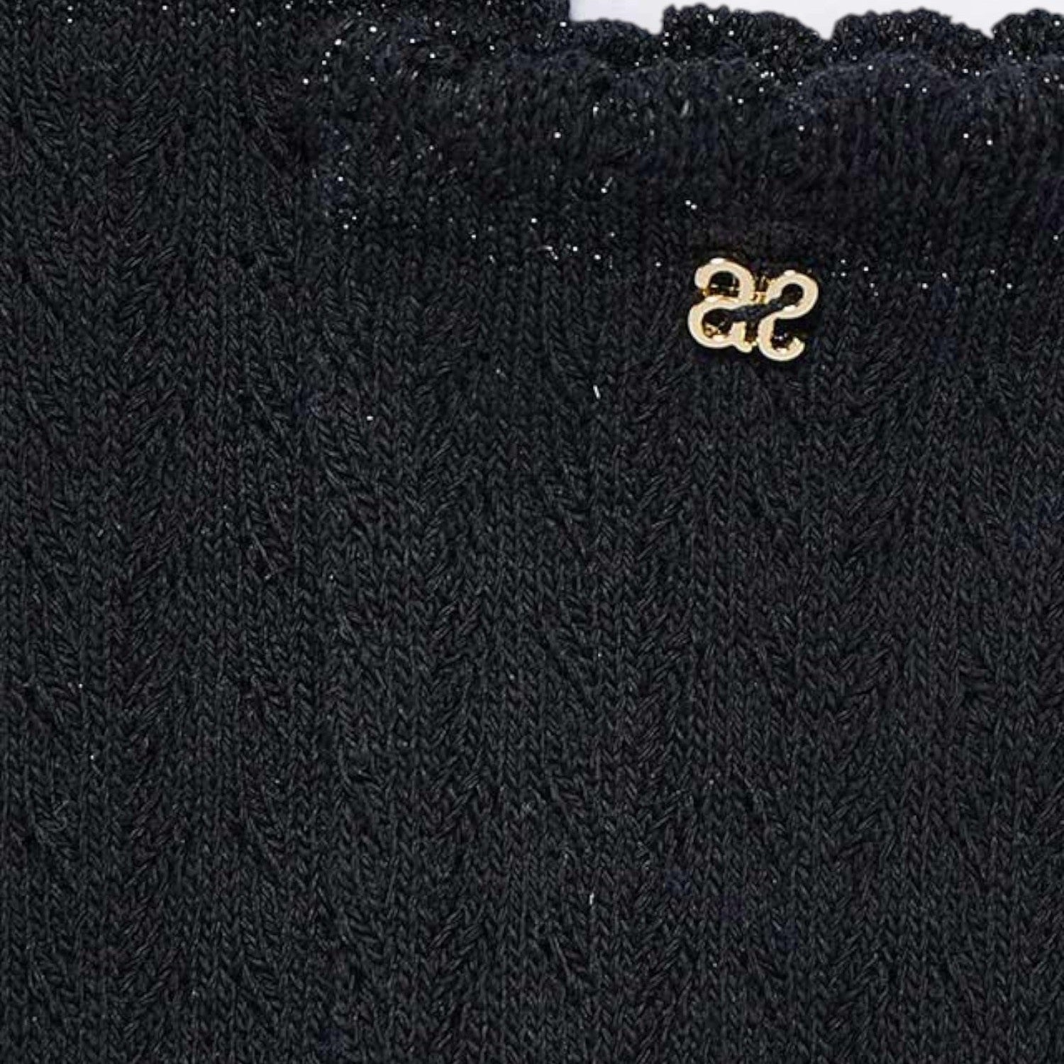 Calza traforata Nero 5953/40 - NANU' BABY