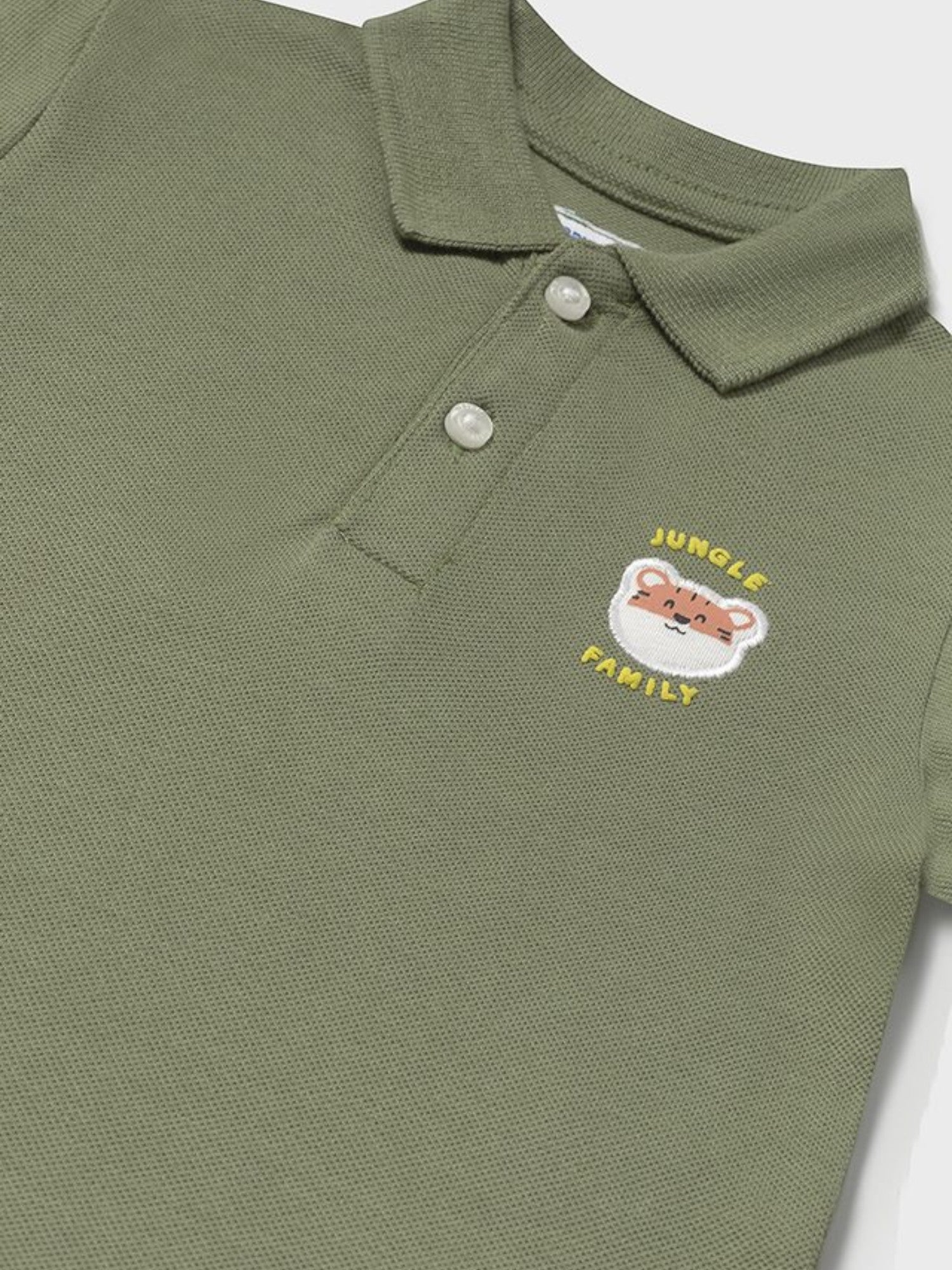 Polo m/c applique Bimbo VERDE 1108/61 - NANU' BABY