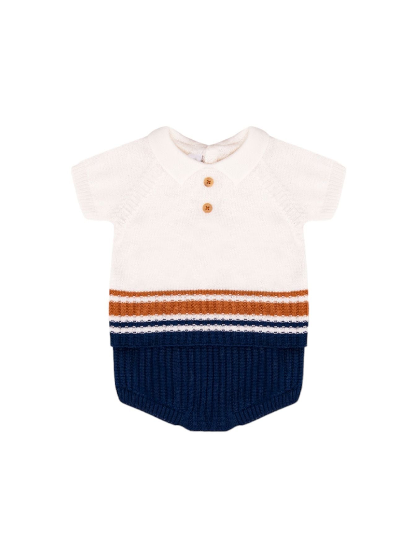 Completo 2 pezzi in filo Bimbo BLU EP6052 - NANU' BABY