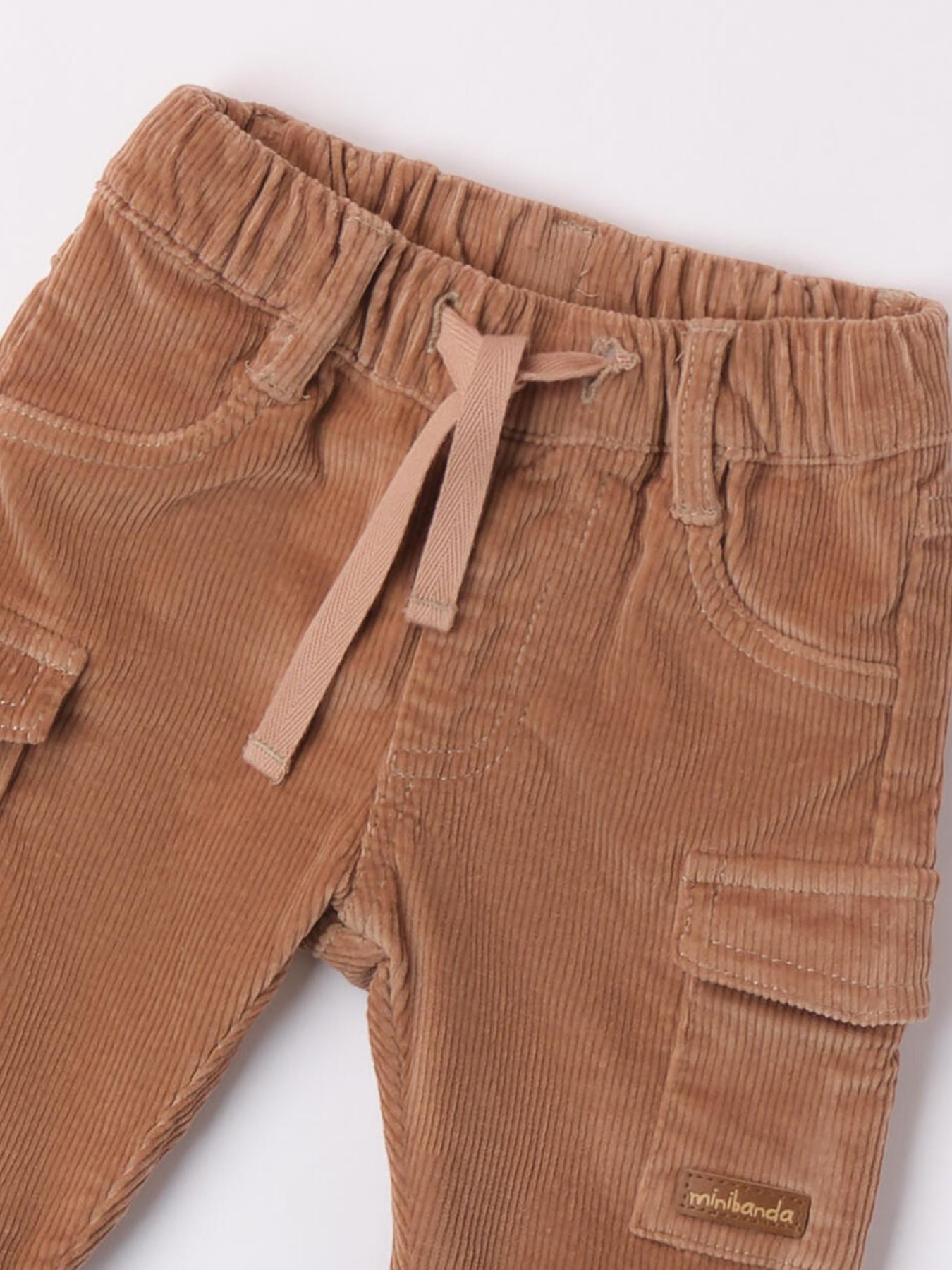 Pantaloni neonato con tasche Bimbo NOCE 3A639/N - NANU' BABY