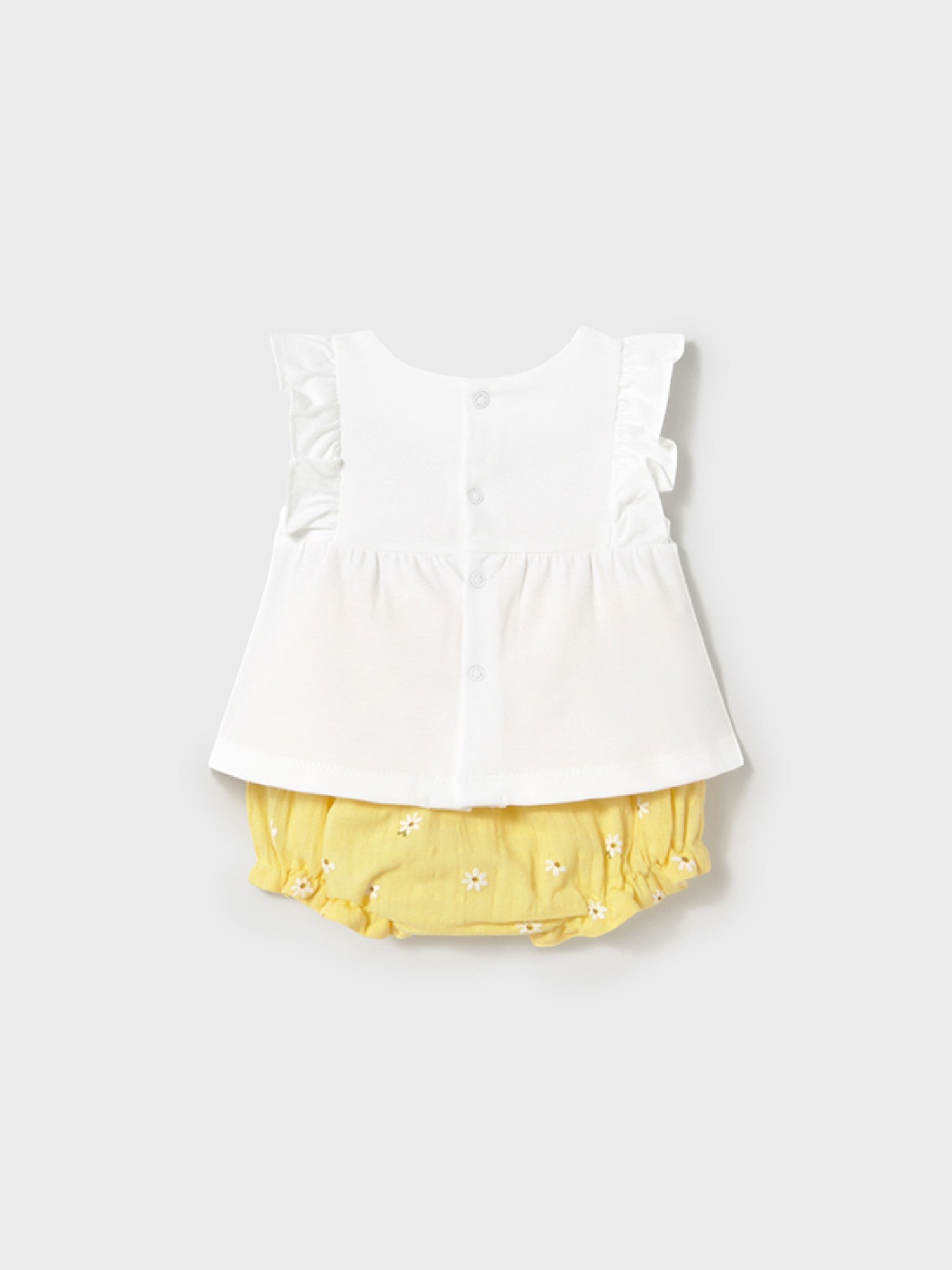 Completo short Bimba GIALLO 1255 /G - NANU' BABY