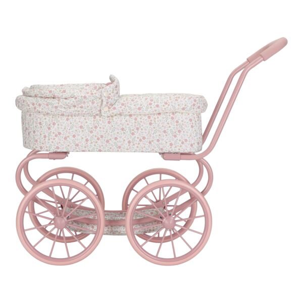 Carrozzina per bambole in metallo Rosa LD4586