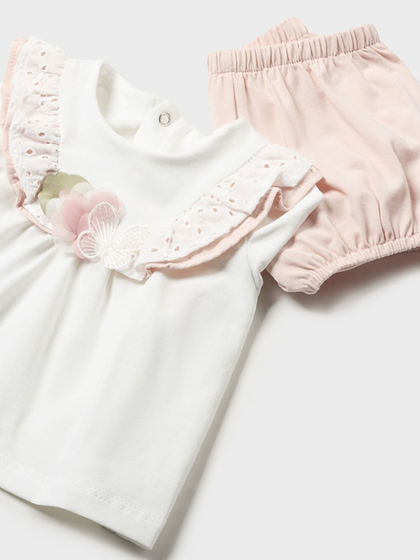 compl.4 pezzi corto Bimba ROSA CIPRIA 1610/N - NANU' BABY