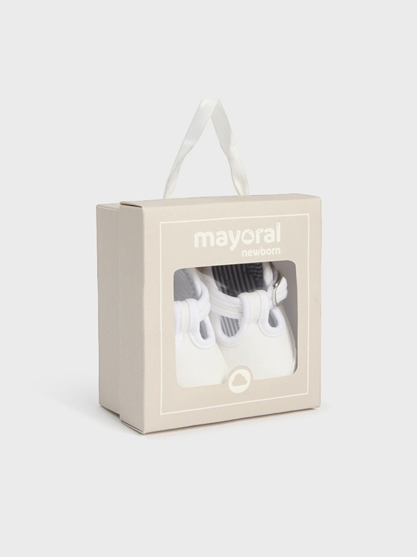 Scarpetta in tela Bimbo BIANCO 9731/B - NANU' BABY