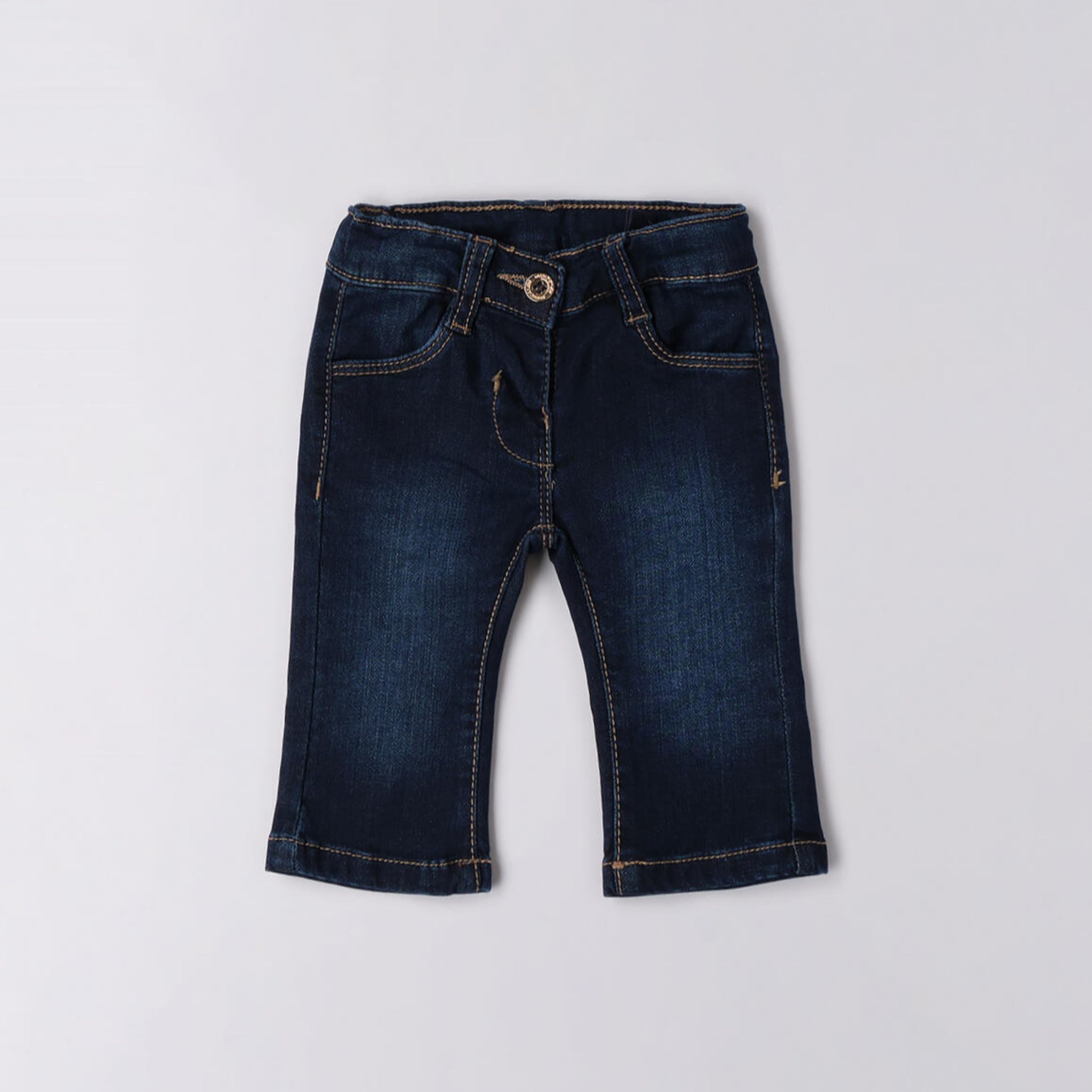 Jeans Denim Maglia Cotone Stretch Neonata Blu 3F740/7750