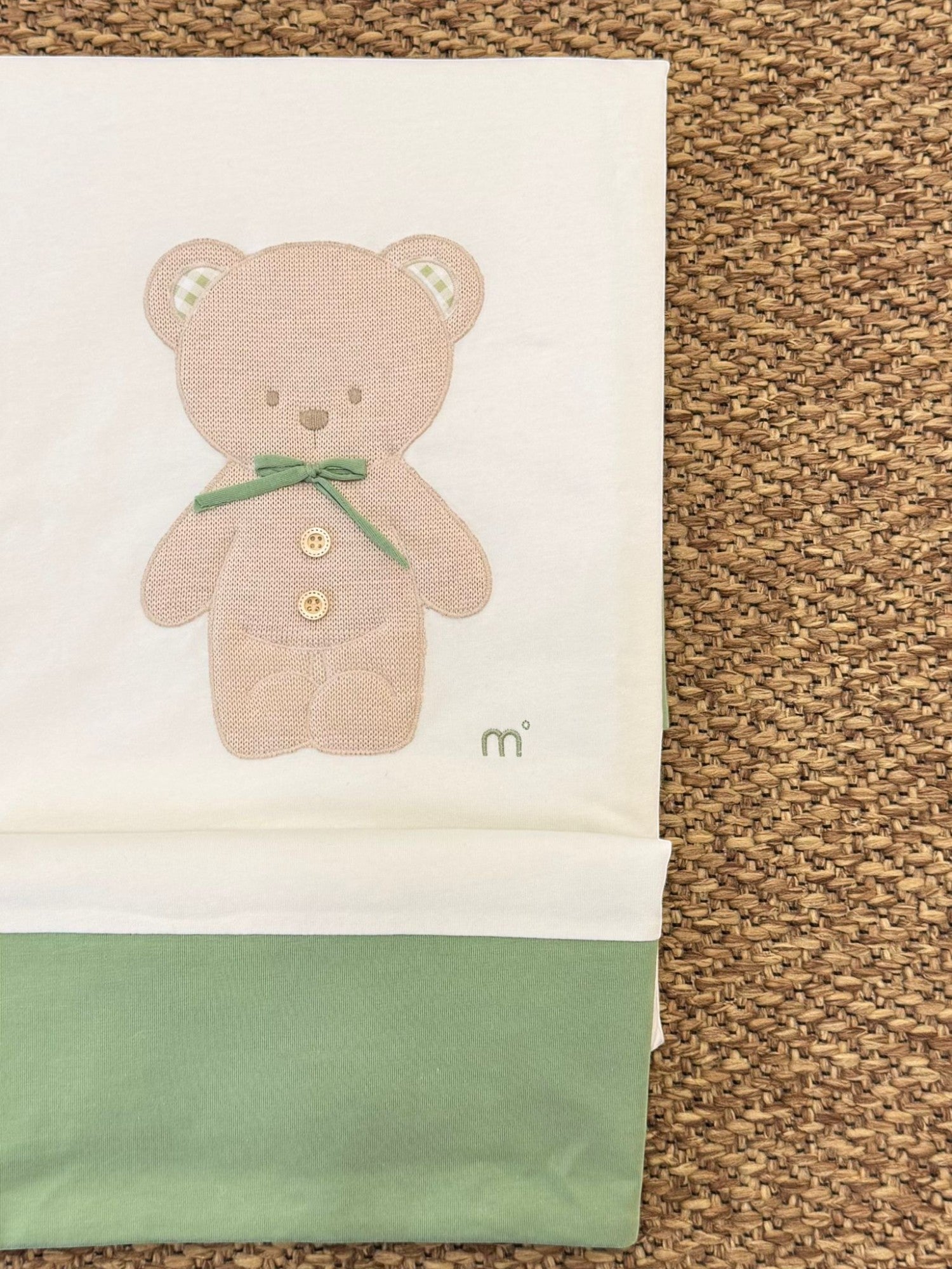 Coperta Neonato VERDE EB6281 - NANU' BABY