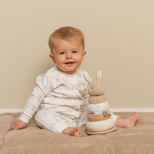 Anello a dondolo impilabile Baby Bunny MULTICOLORE LD8858 - NANU' BABY
