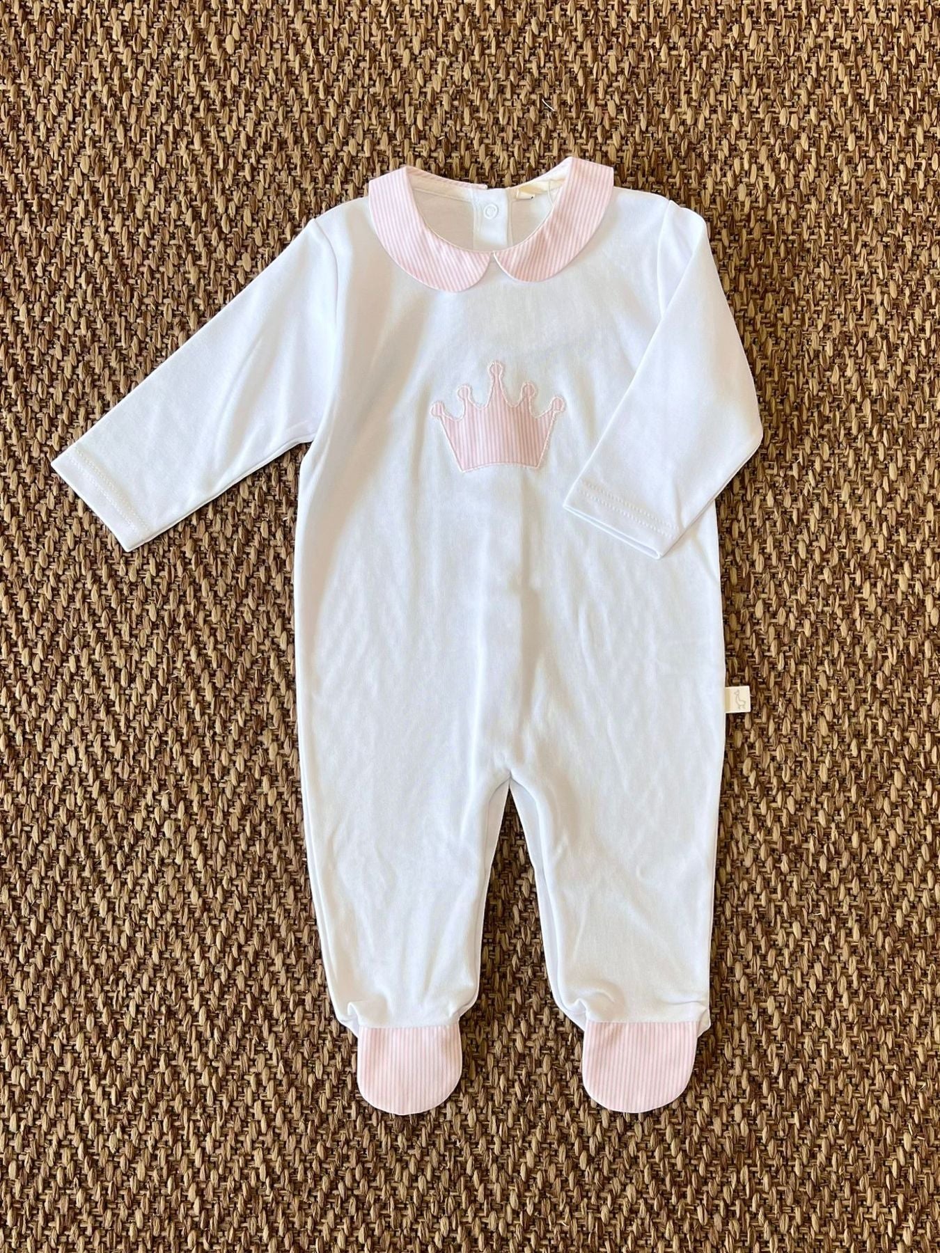 Tutina Corona Neonata Rosa CRWNLCM52R - NANU' BABY