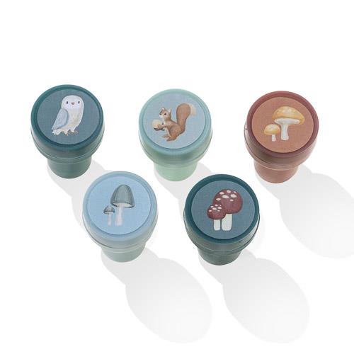 Set 16 timbrini Forest Friends MULTICOLORE 126022