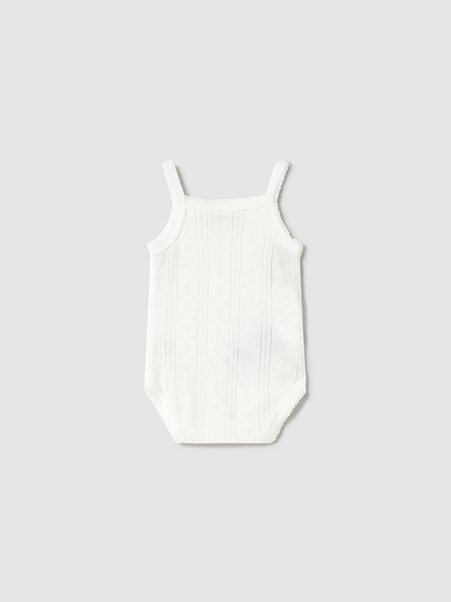 Body bretelle traforate Neonata NATURAL 1745 /N - NANU' BABY