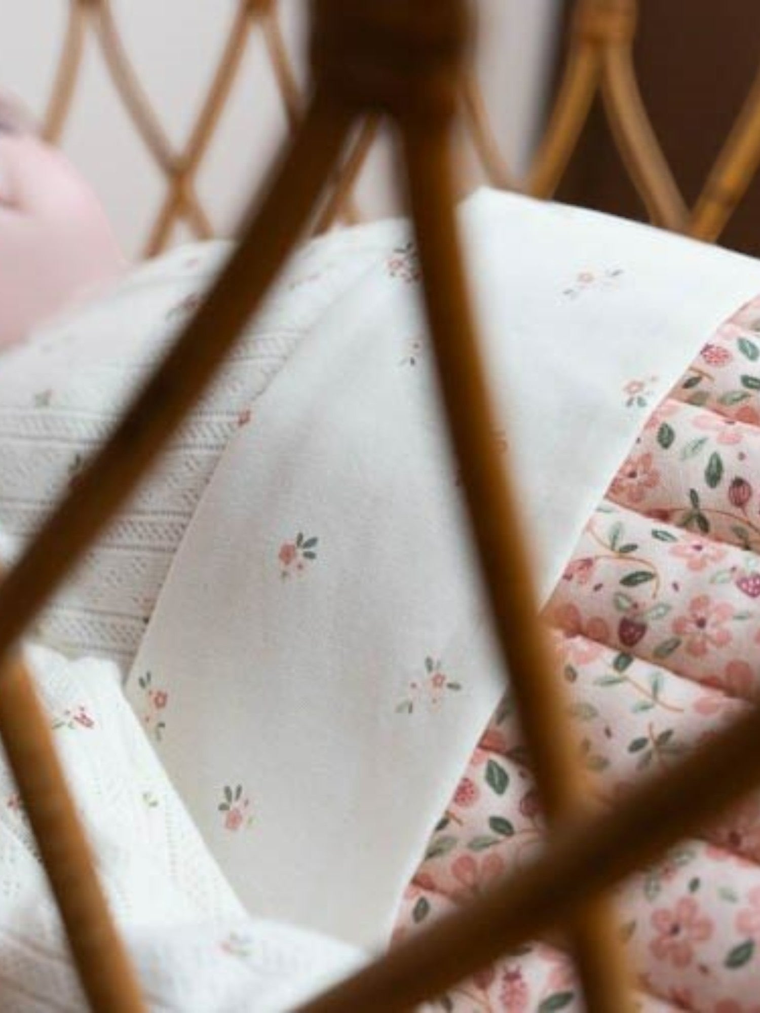 Lenzuolo lettino Fairy Blossom Neonata Rosa TE10294031 - NANU' BABY