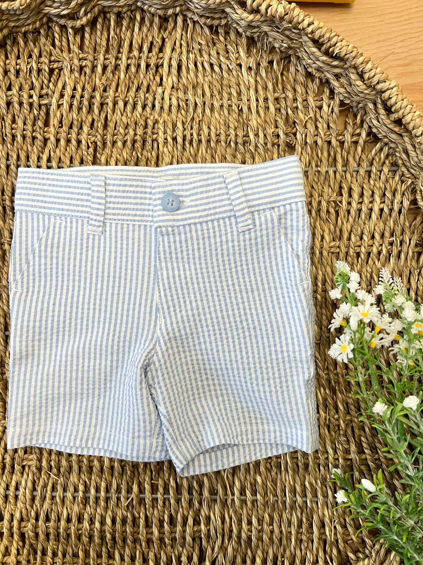 Bermuda bacchettato Bimbo AZZURRO SAVE DK304 - NANU' BABY