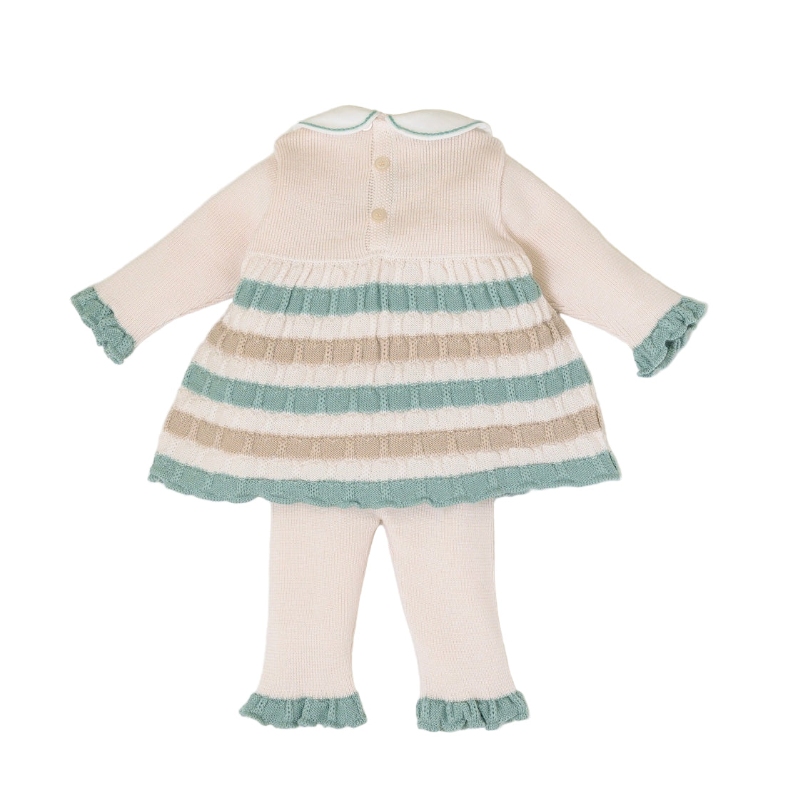 Completo nascita Neonata Verde IN2319/V - NANU' BABY