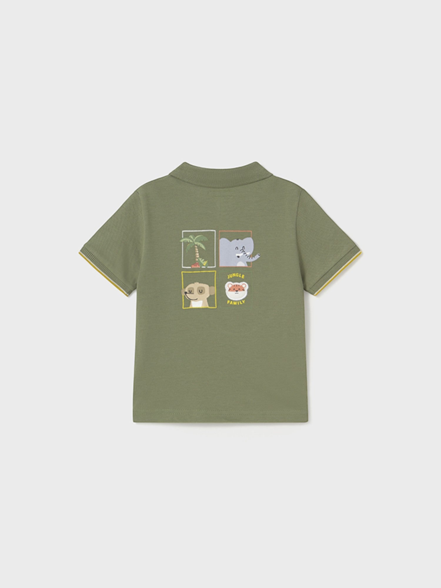 Polo m/c applique Bimbo VERDE 1108/61 - NANU' BABY