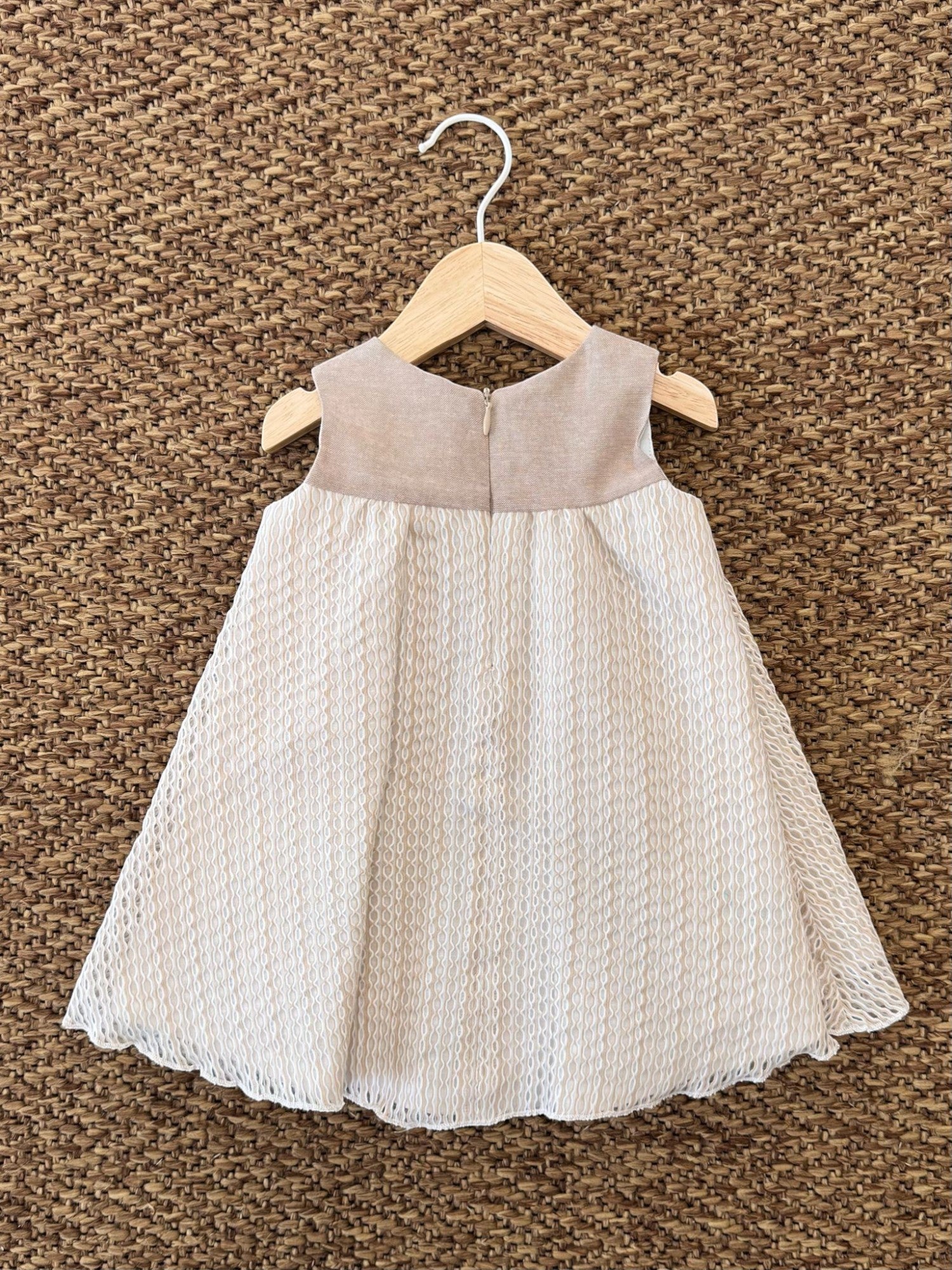 Abito Bimba BEIGE FF39010/T35/B - NANU' BABY