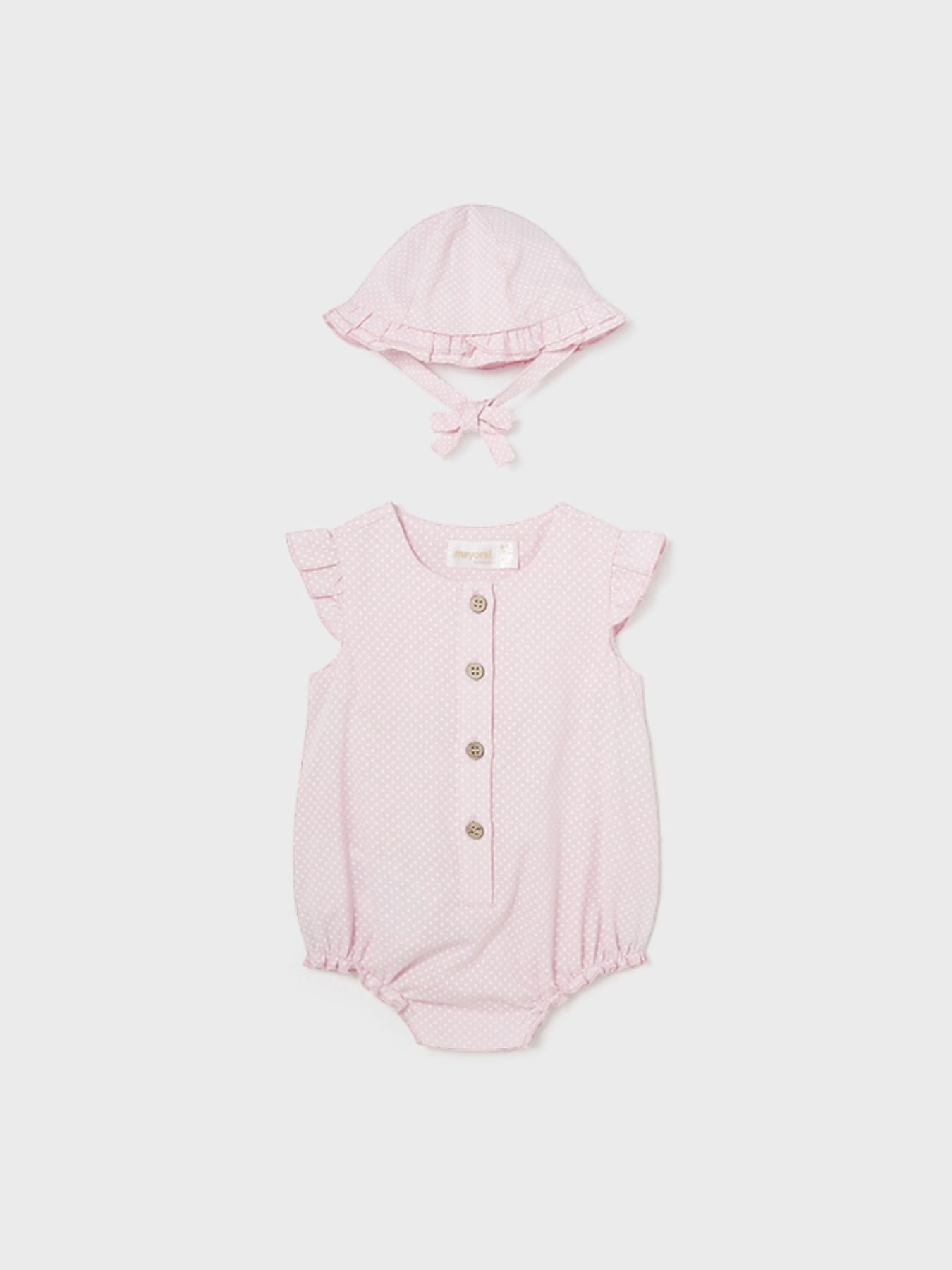 Pagliacc. con cappello Bimba ROSA 1603 - NANU' BABY