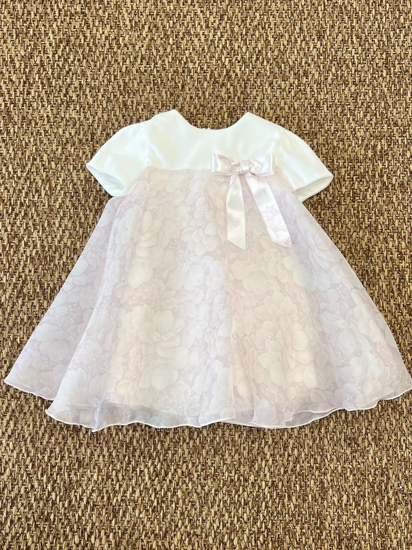 Abito Organza Bimba ROSA 7L-VTL07L - NANU' BABY