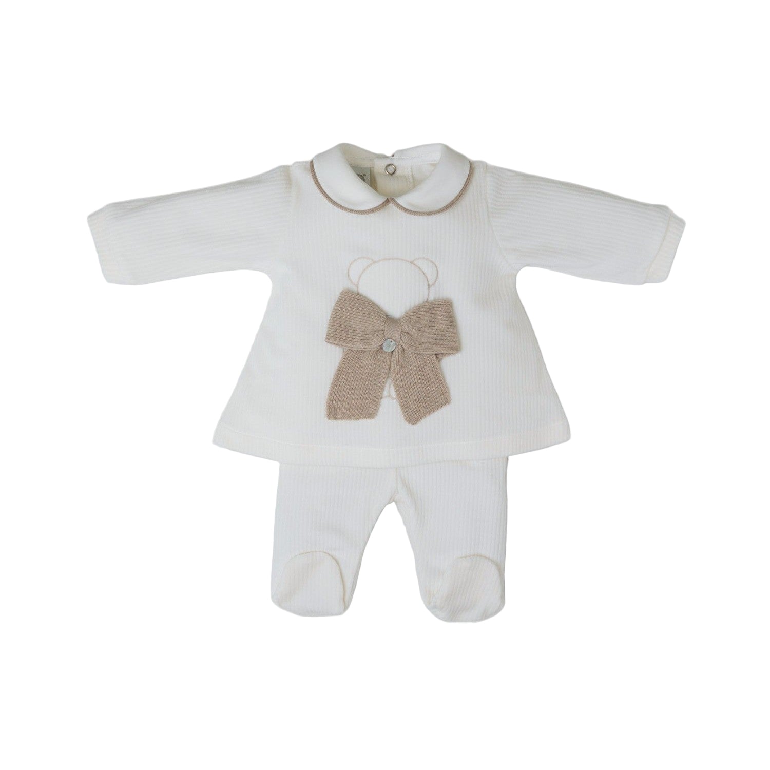 Completo nascita Neonata VANIGLIA IN5917 - NANU' BABY