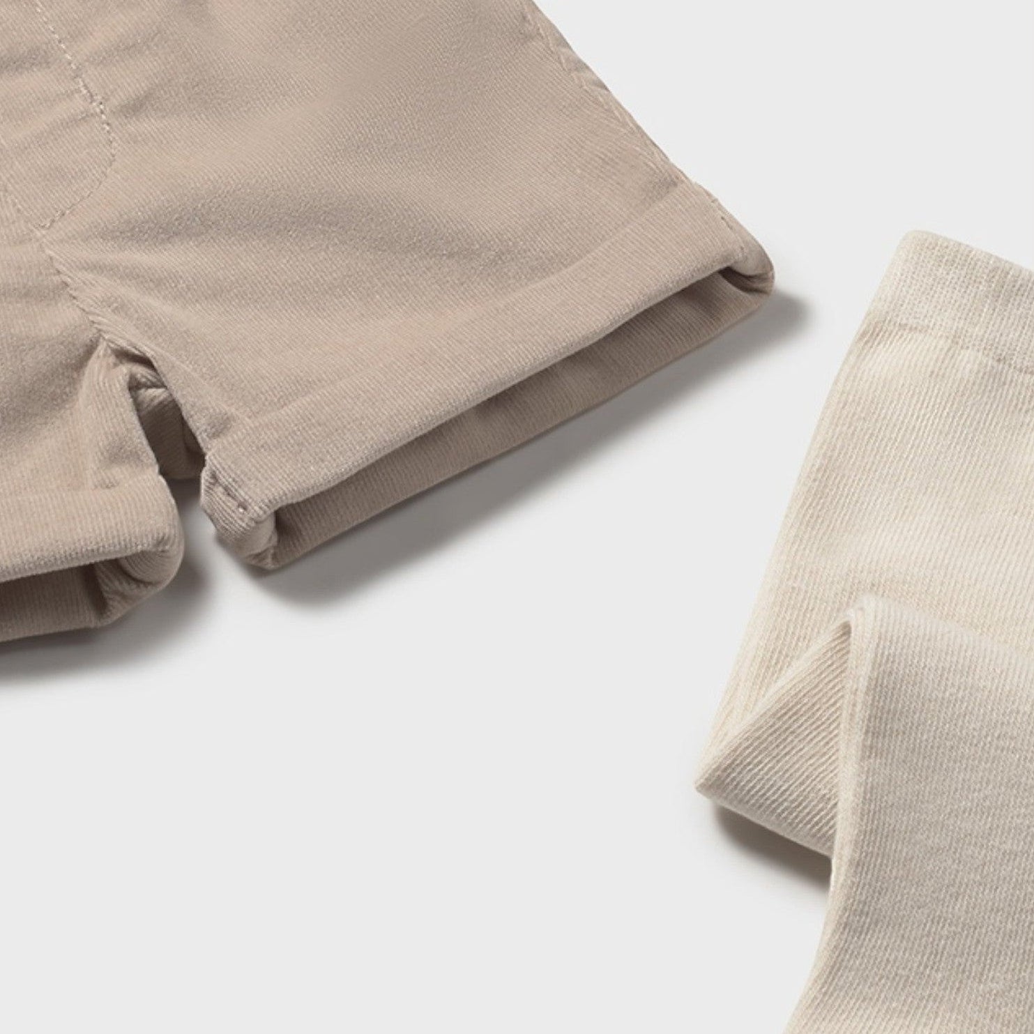 Completo Bimbo Beige Pantaloni Corti Mayoral 2259/30 - NANÙ BABY - NANU' BABY