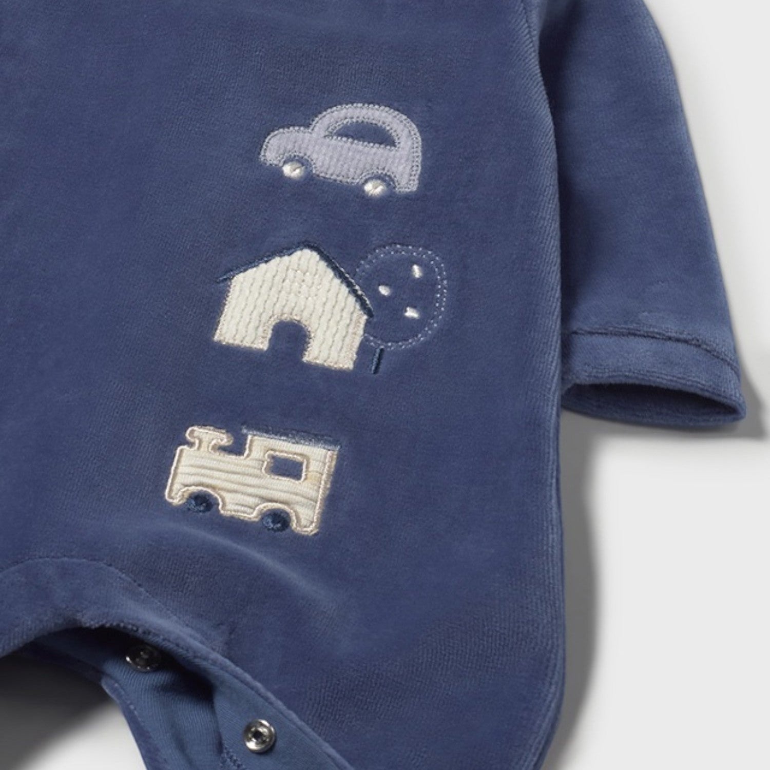 Baby Romper, Light Blue, 2716/46