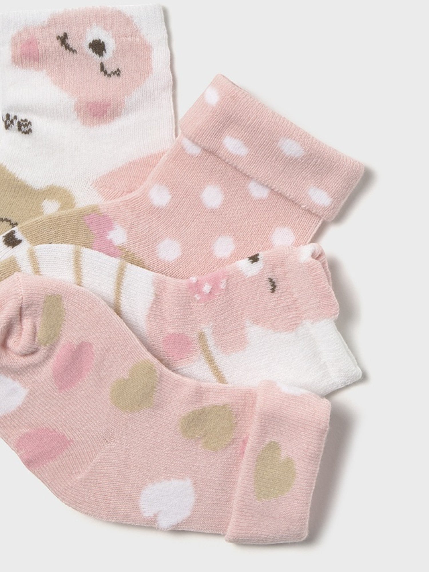 Set 4 calze ROSA 9867 /RB - NANU' BABY