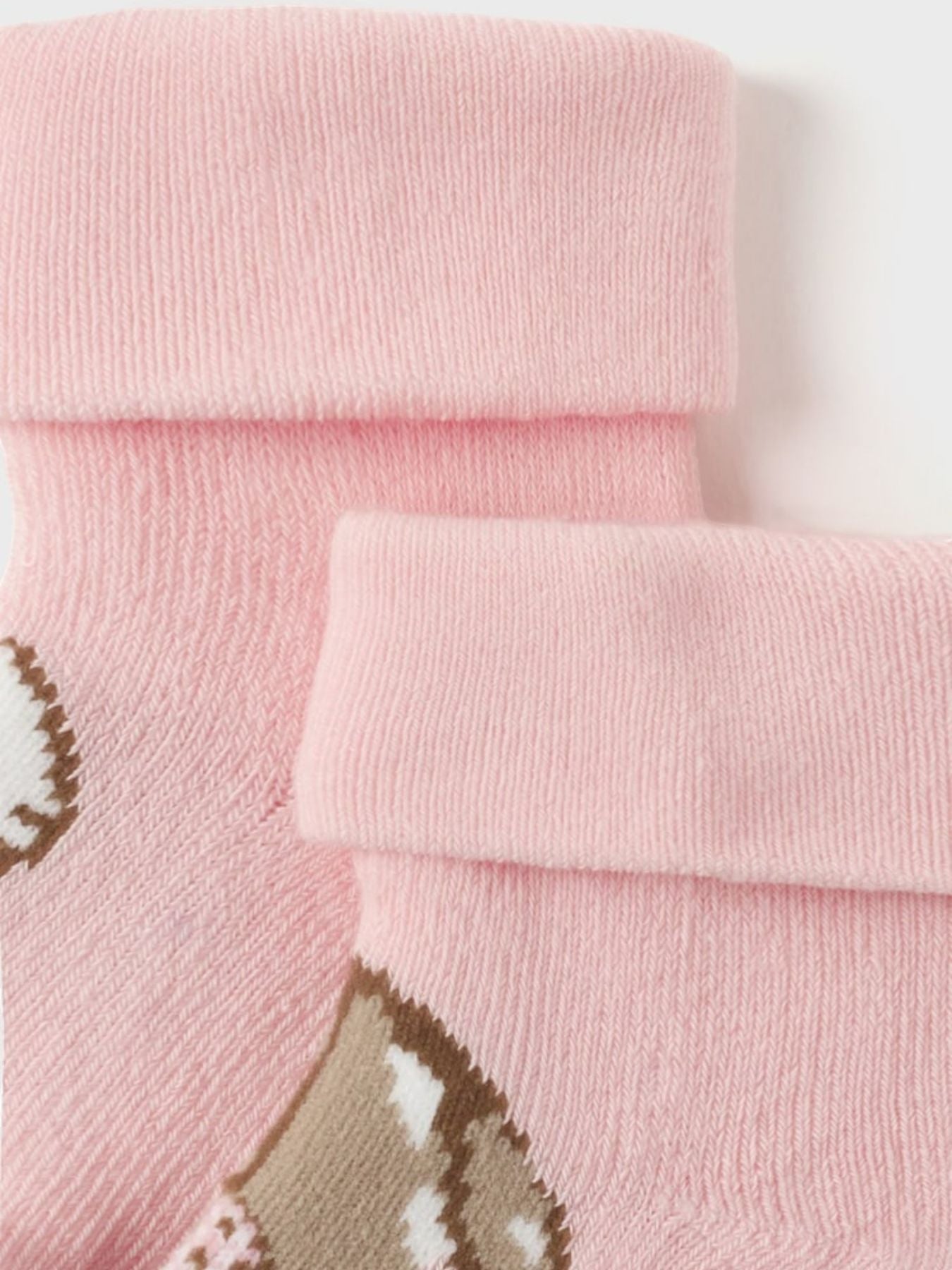 Calze antiscivolo ROSA 1A-9757/R - NANU' BABY