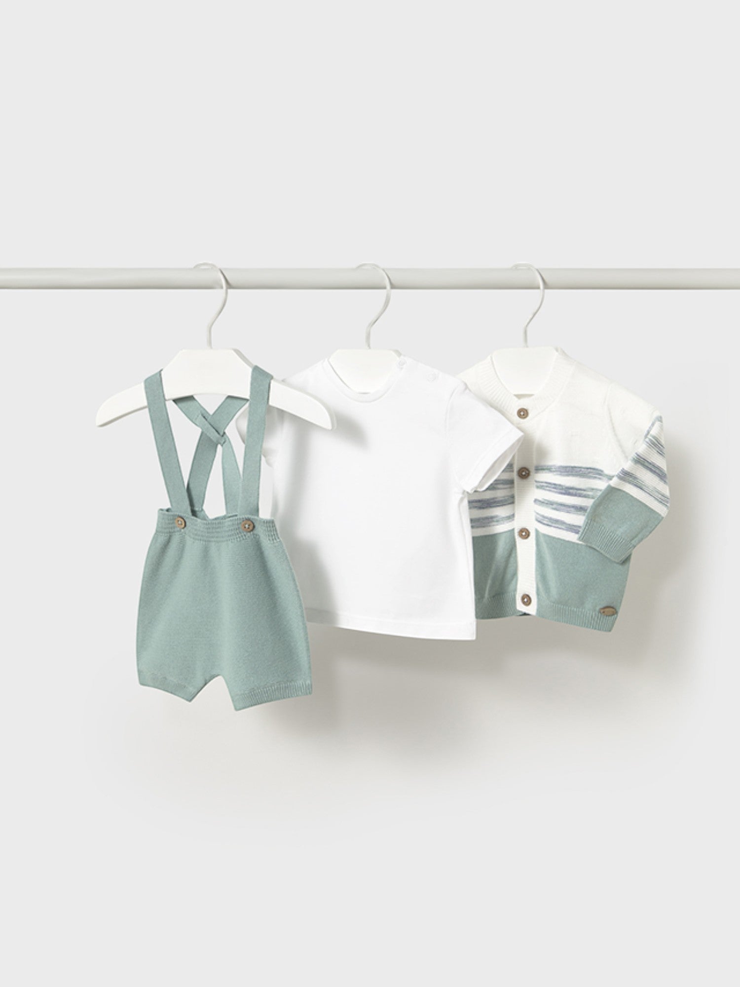 Completo pantalone corto Bimbo VERDE 1203 /V - NANU' BABY