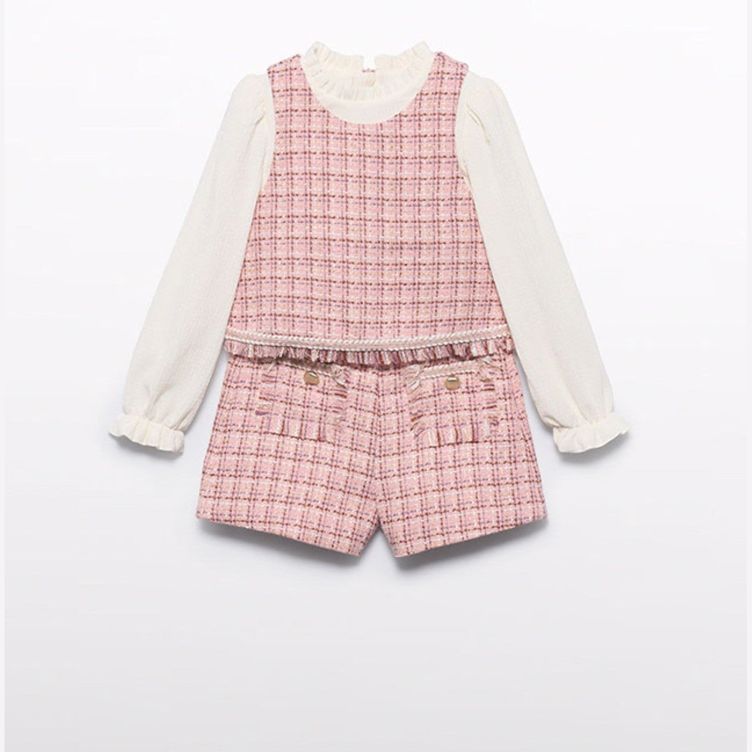 Compl. bermuda tweed Bimba Rosa 5727/8 - NANU' BABY