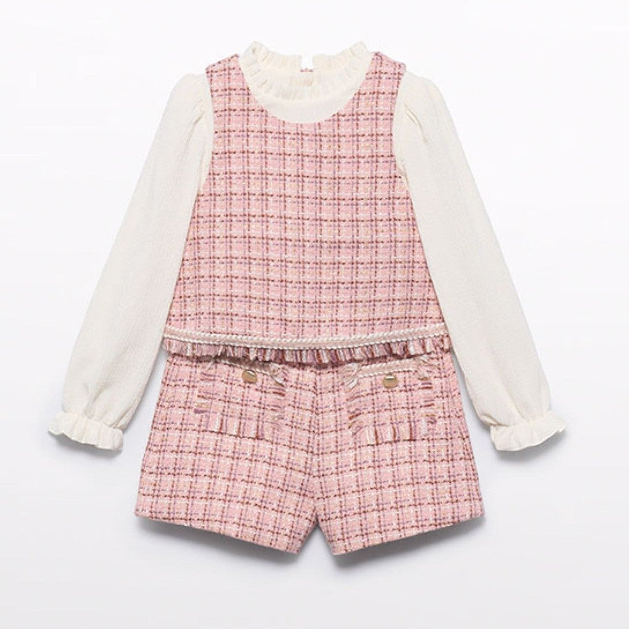 Compl. bermuda tweed Bimba Rosa 5727/8 - NANU' BABY