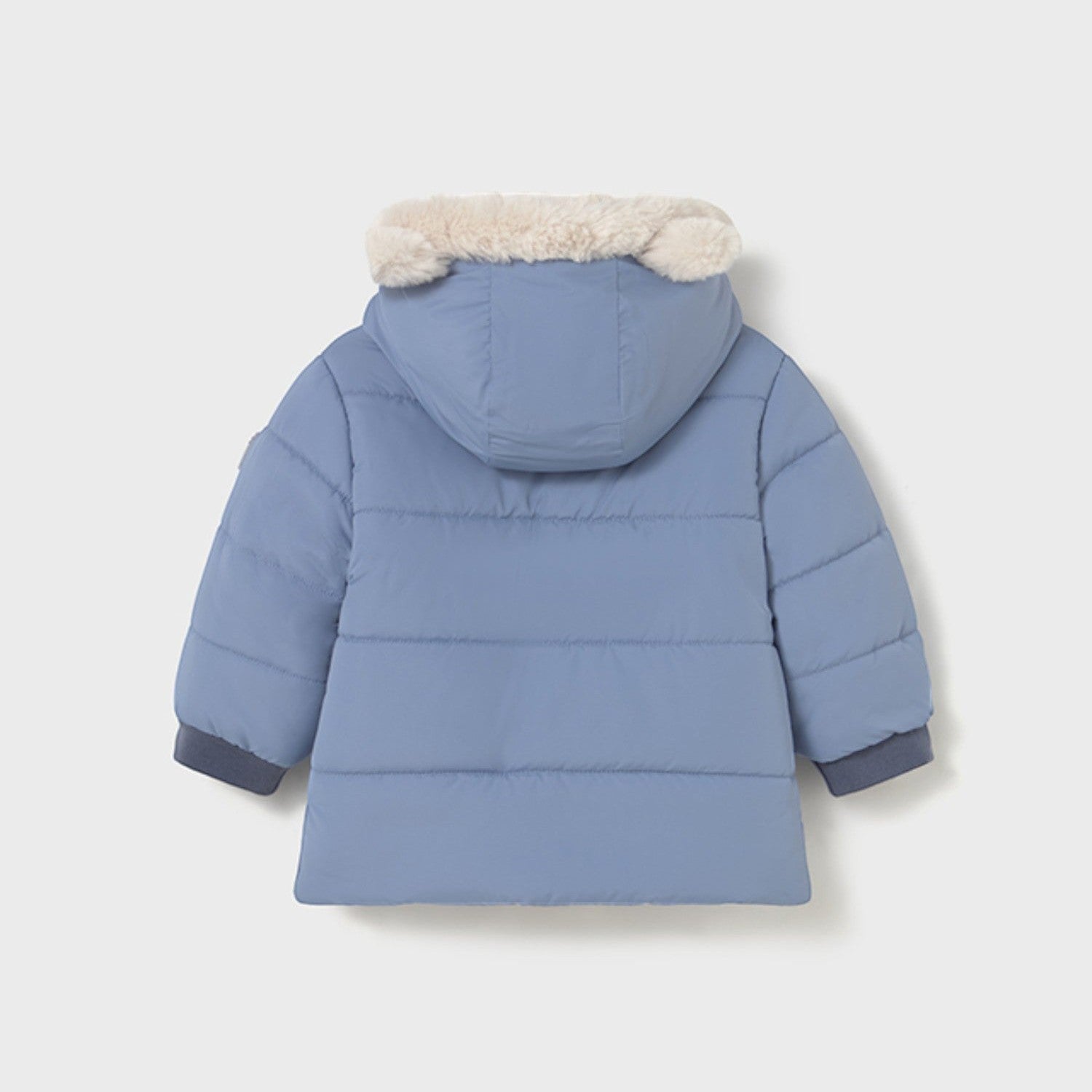 Giaccone orecchie pelo Bimbo AZZURRO 2424/49 - NANU' BABY
