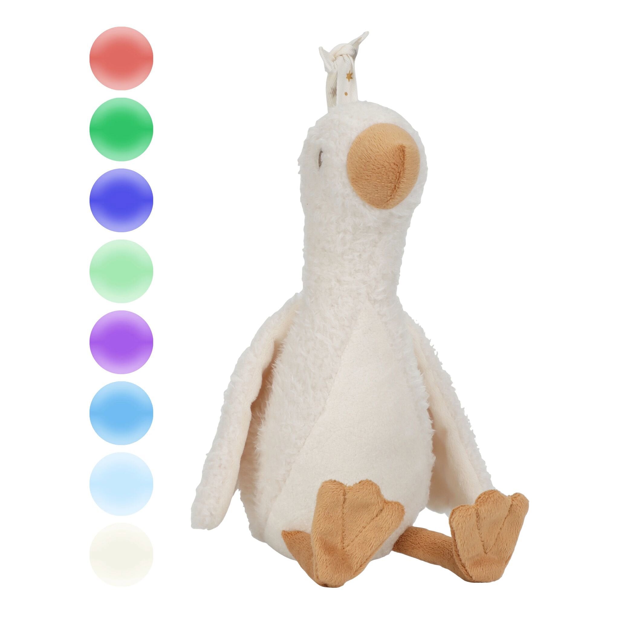 Luce notturna con suoni - Baby Goose Bianco LD8440 - NANU' BABY