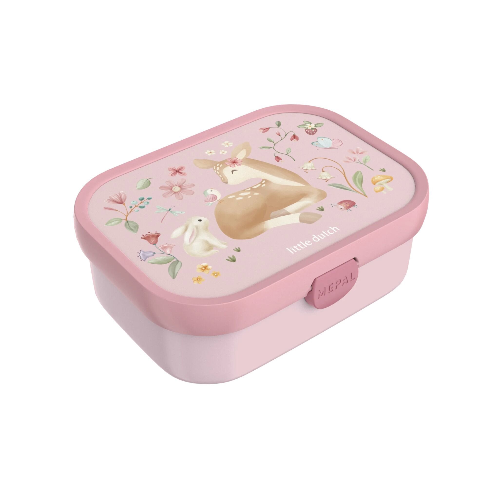 Lunch box con divisori Rosa 107440065406 - NANU' BABY