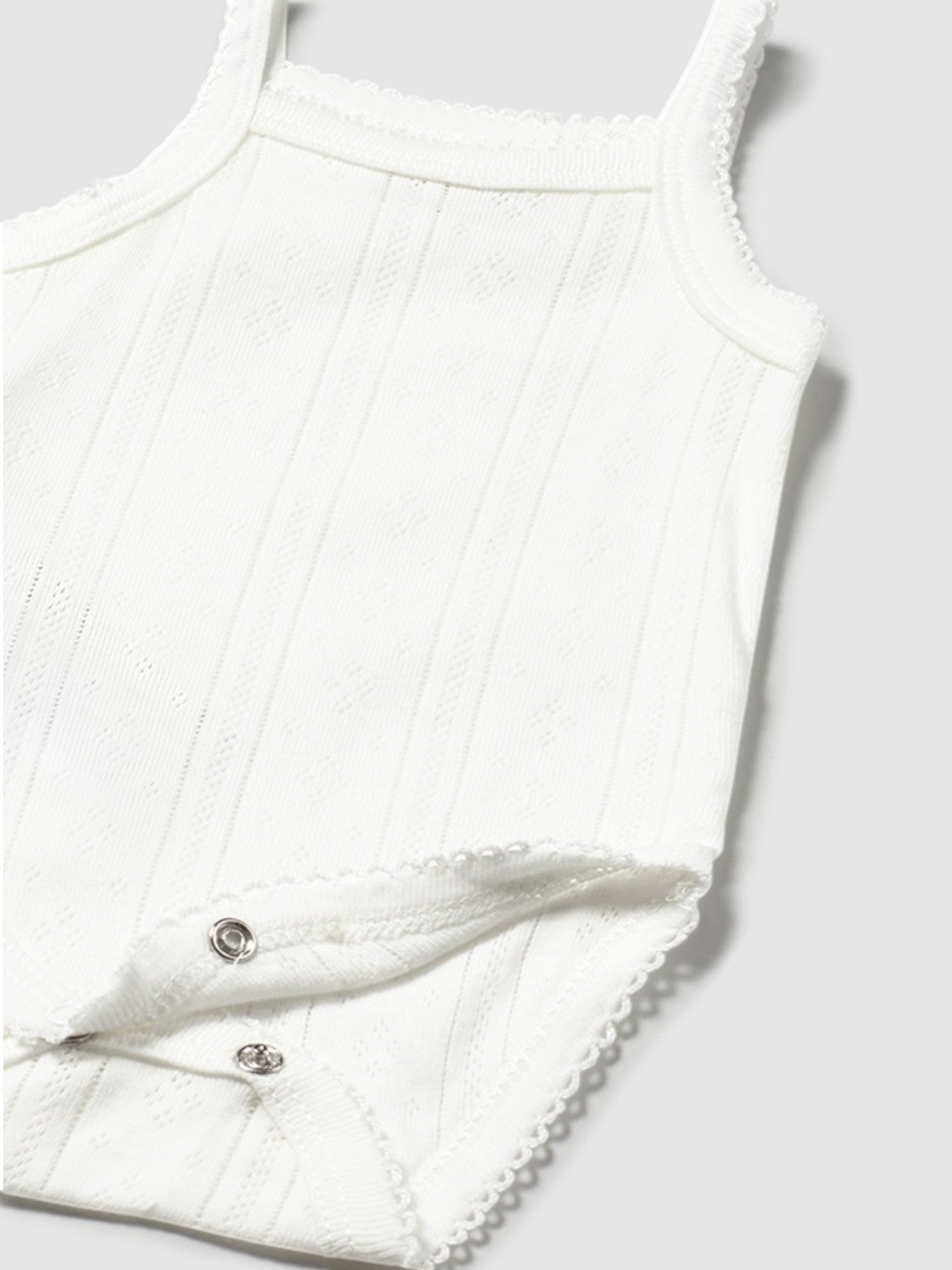 Body bretelle traforate Neonata NATURAL 1745 /N - NANU' BABY