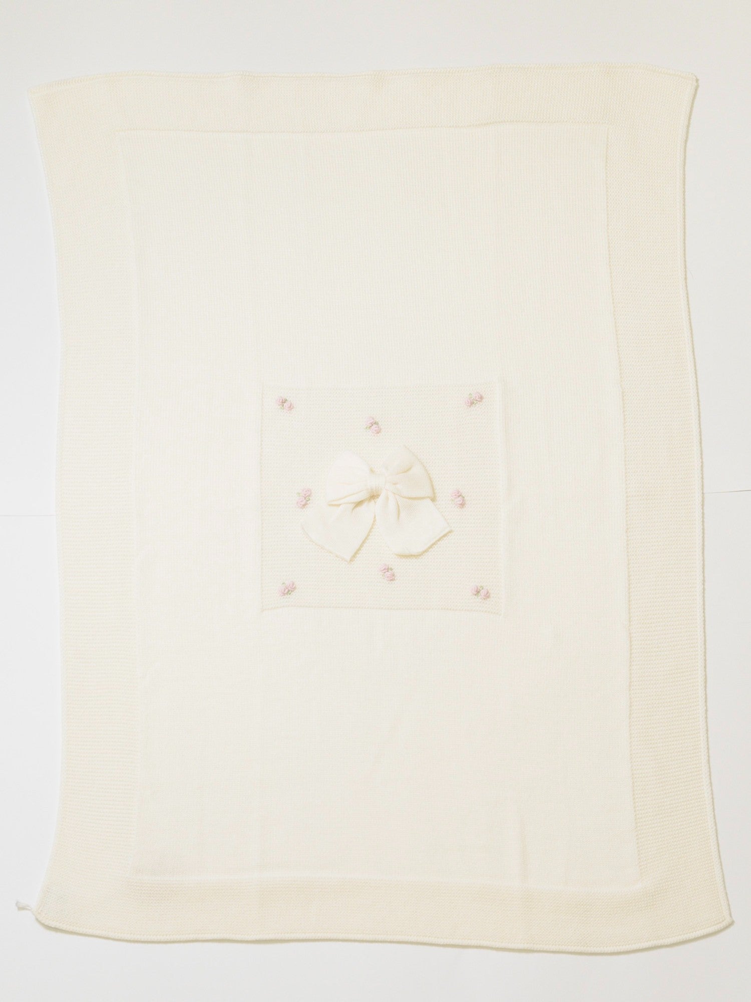 Coperta Roselline Neonata PANNA ROSELLINE/104 - NANU' BABY