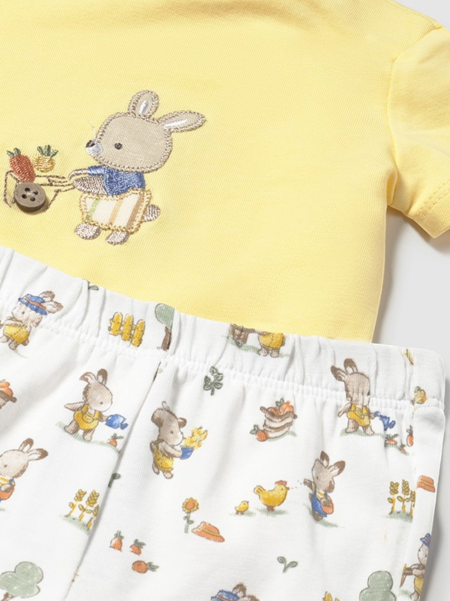 Completo punto 4 pezzi Bimbo GIALLO 1609 /G - NANU' BABY