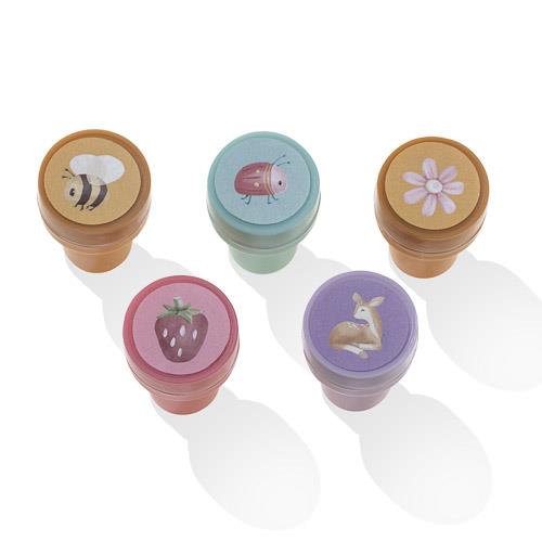 Set 16 timbrini Fairy Garden MULTICOLORE 126015