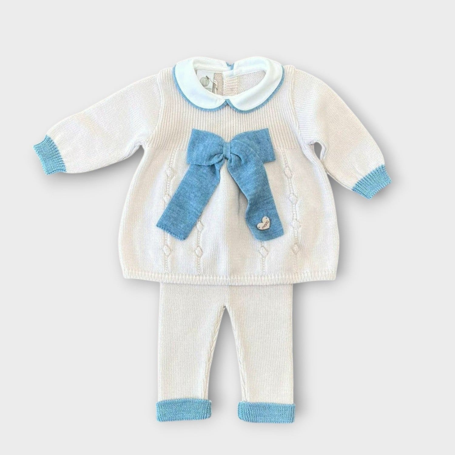 Completo nascita Fiocco Neonata NATURAL IB1919 - NANU' BABY
