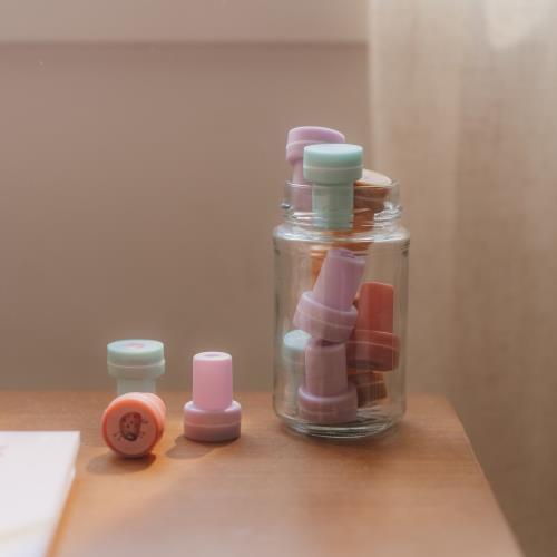 Set 16 timbrini Fairy Garden MULTICOLORE 126015