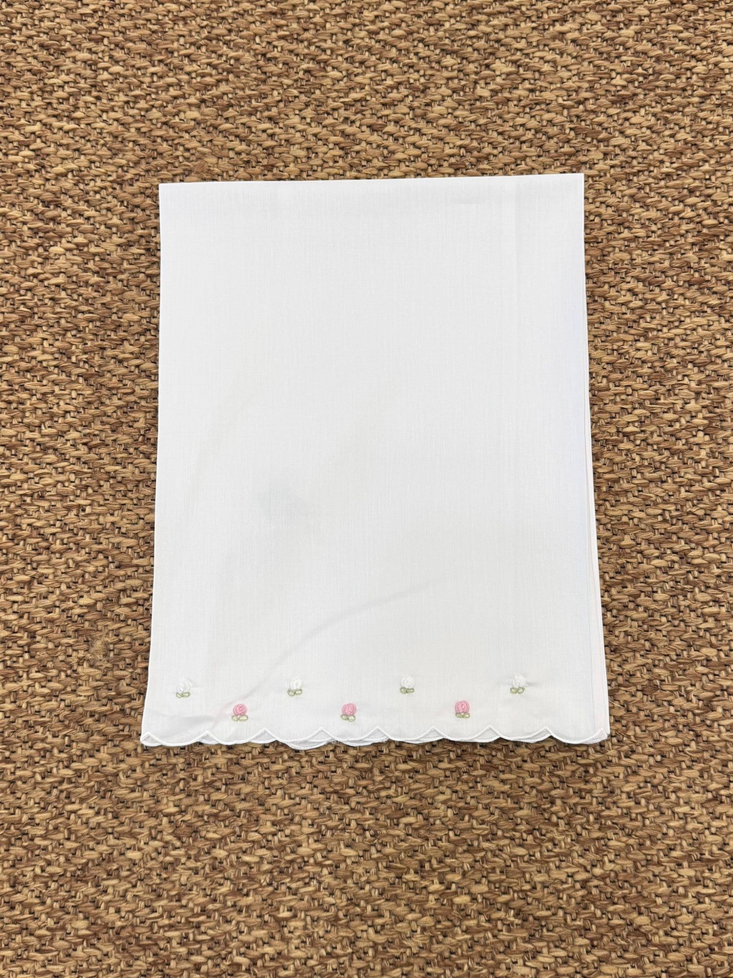 Lenzuolino Neonata BIANCO EB24LE - NANU' BABY