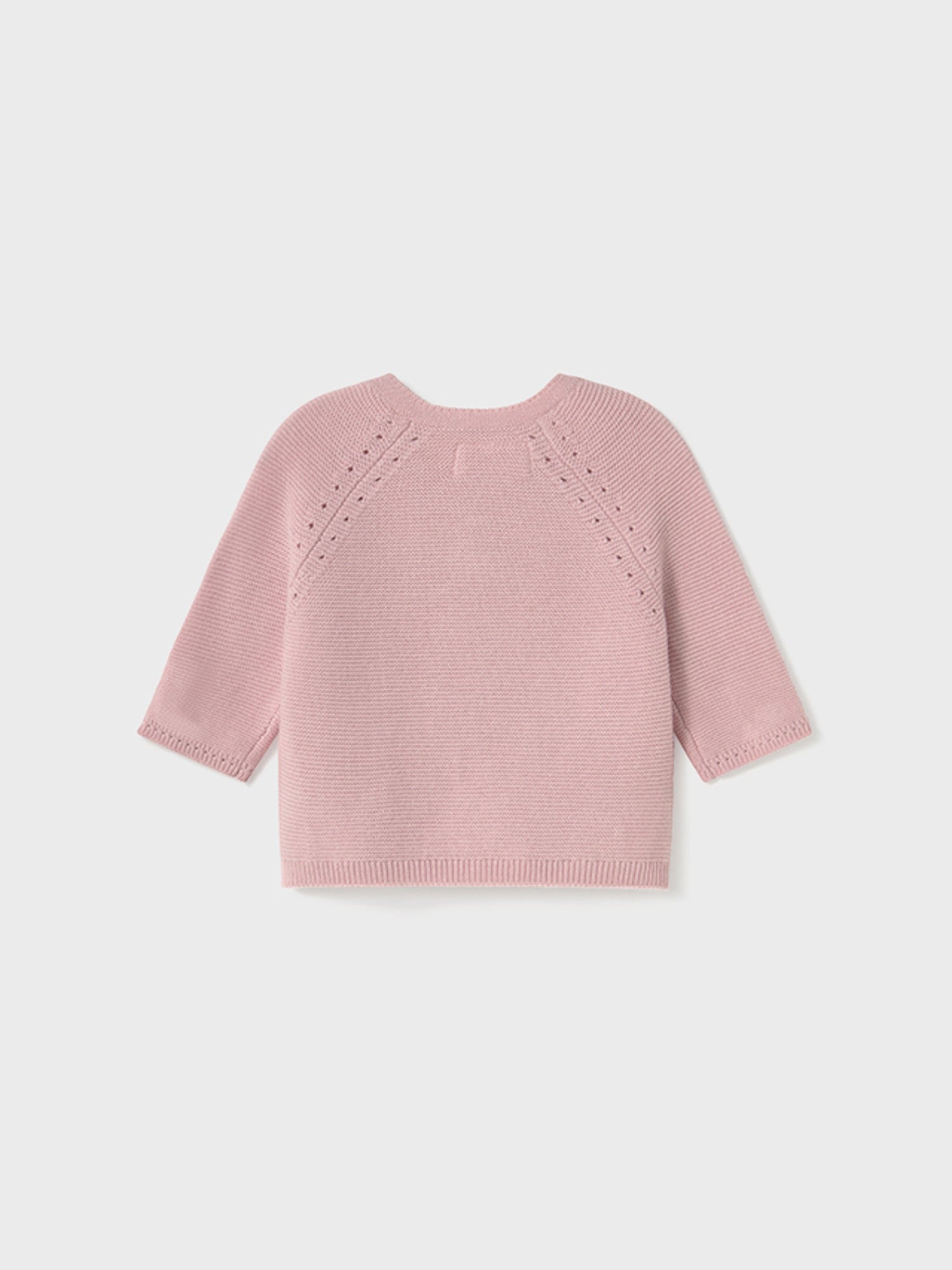 Giacchino lungo maglia Bimba ROSA 1307 /R - NANU' BABY