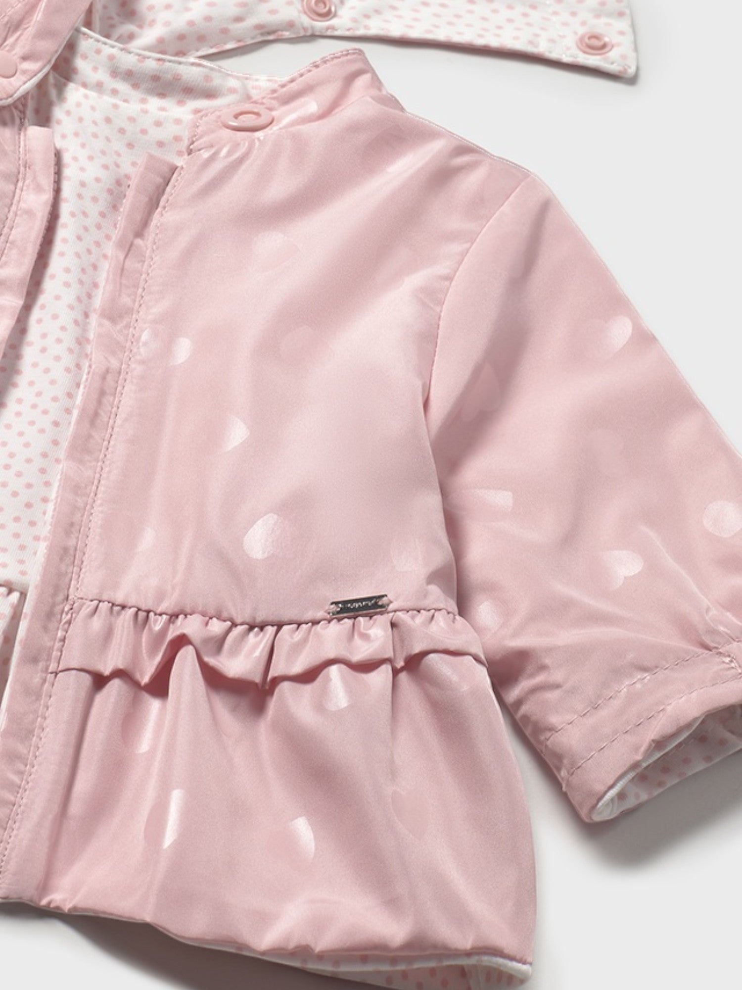 Giacca a vento reversibile Bimba ROSA 1479 /R - NANU' BABY