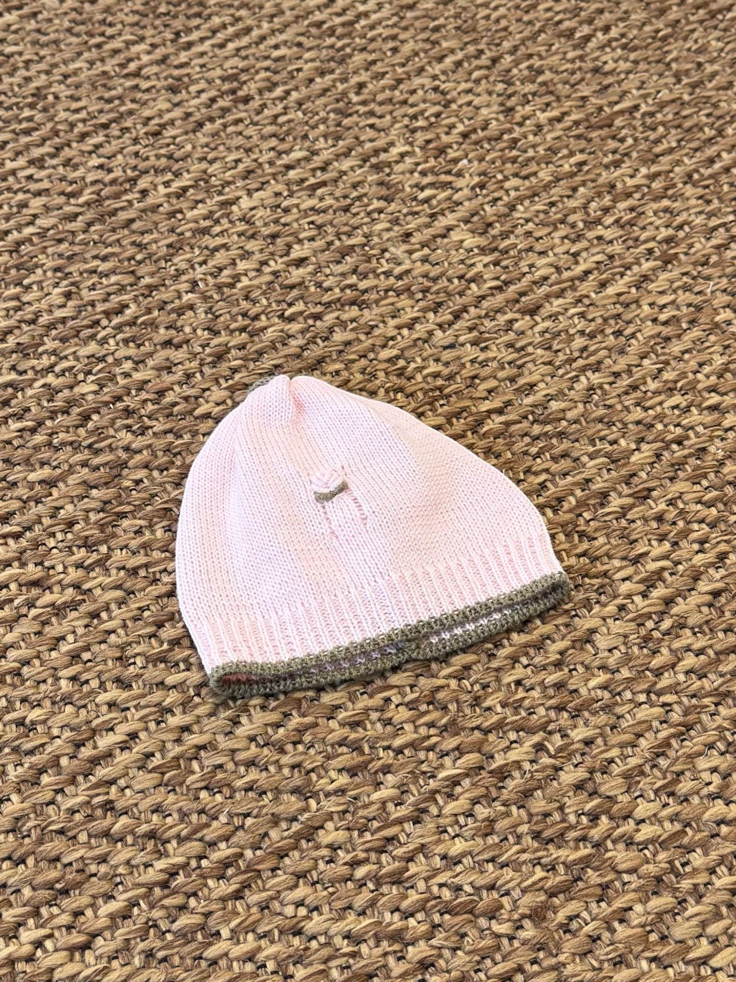 Cuffia in filo di cotone Neonata ROSA BRINDISI 1441 - NANU' BABY