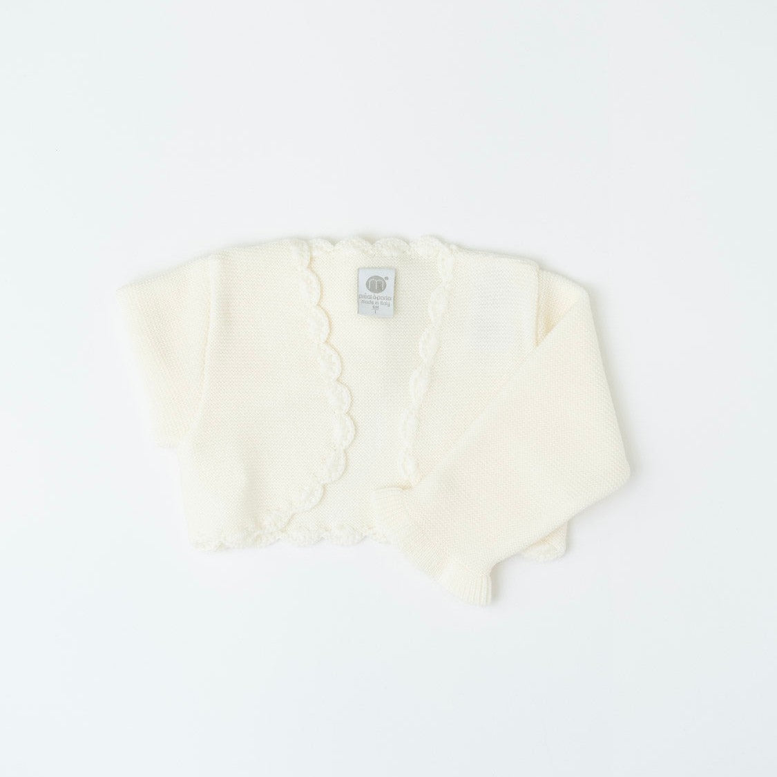 Giacca bolerino Bimba VANIGLIA IM33445 - NANU' BABY