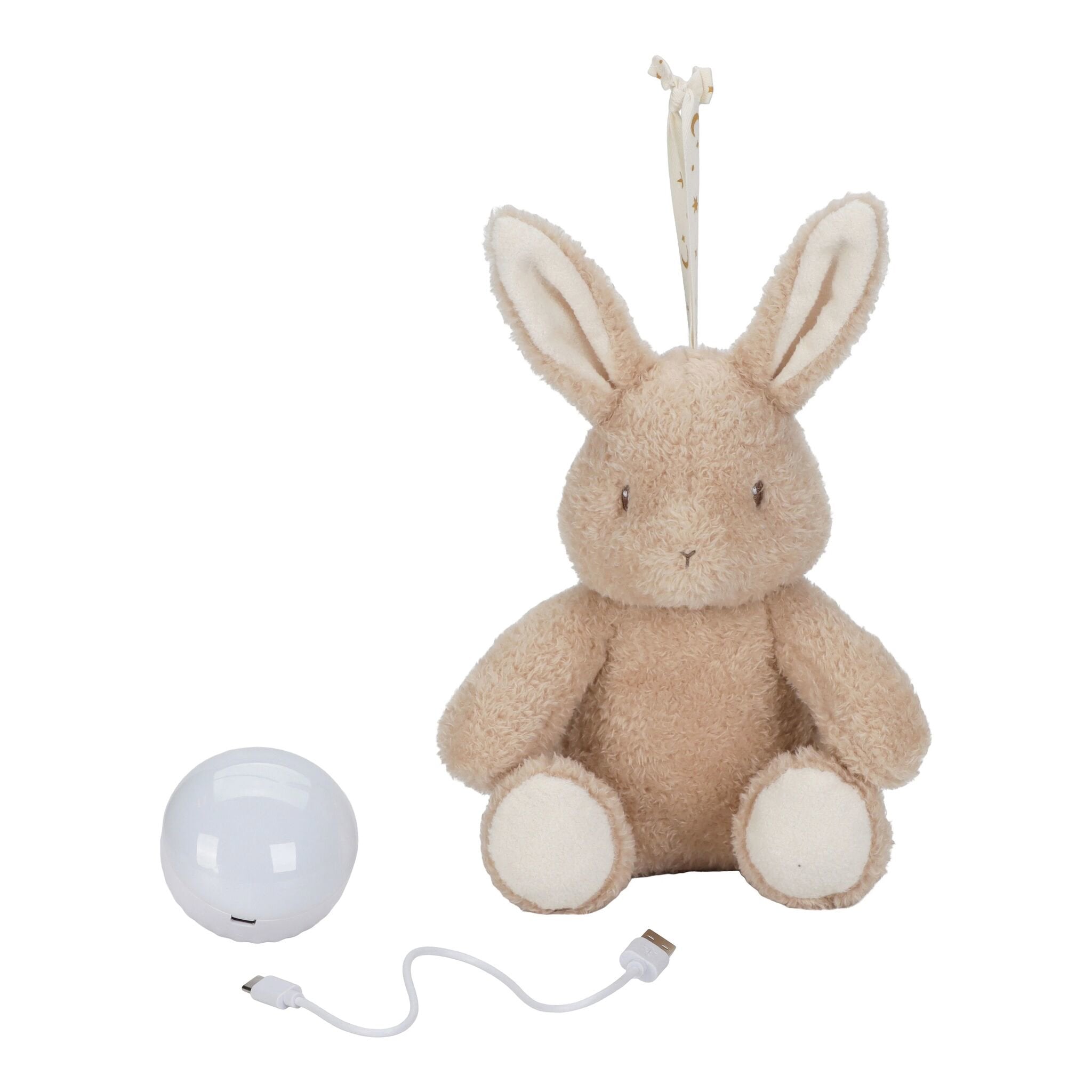 Luce notturna con suoni - Baby Bunny Beige LD8441 - NANU' BABY